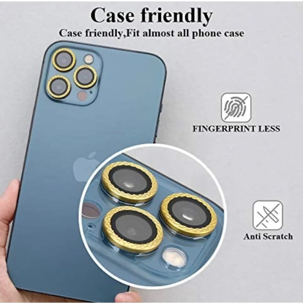 🆕 CAMERA LENS PROTECTOR SHINY GOLD